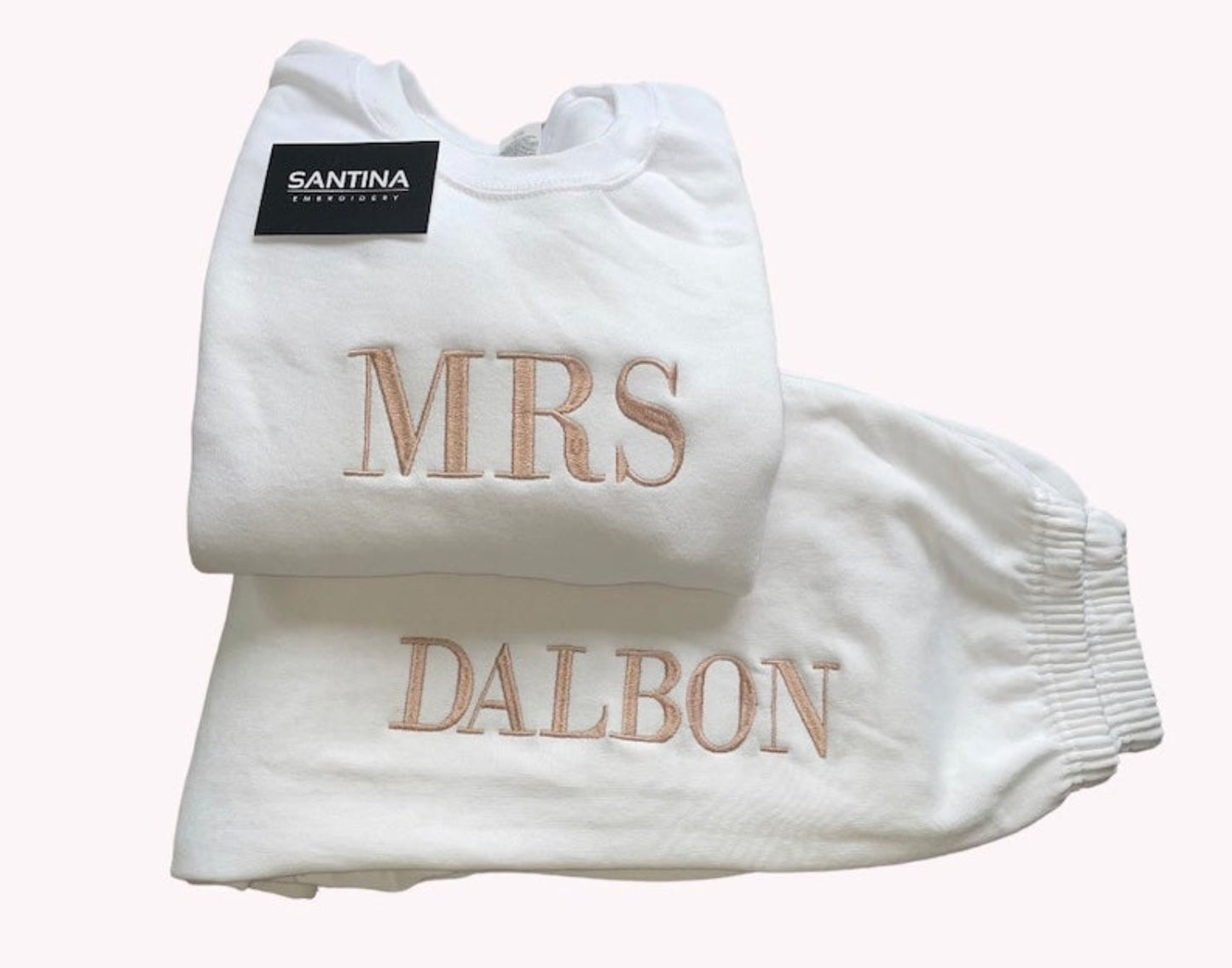 Celebrate Your Journey as a Bride and Wifey - Personalized Tracksuit Set